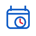 Flexible scheduling icon